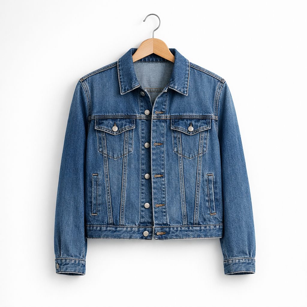 Denim jacket from a WAGWIZI fashion store